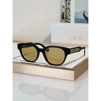 DIOR Christian Dior Label R1F Black and Beige Pantos Sunglasses  ✨
