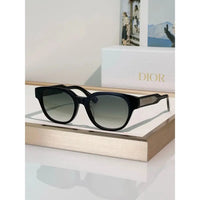 DIOR Christian Dior Label R1F Black and Beige Pantos Sunglasses  ✨