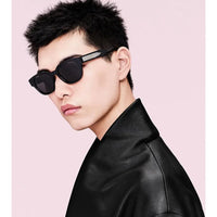 DIOR Christian Dior Label R1F Black and Beige Pantos Sunglasses  ✨