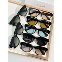 DIOR Christian Dior Label R1F Black and Beige Pantos Sunglasses  ✨