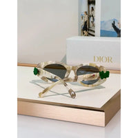 DIOR Dior Clover B1F Transparent Pink Oval  Sunglasses✨