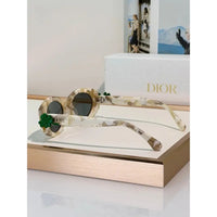 DIOR Dior Clover B1F Transparent Pink Oval  Sunglasses✨