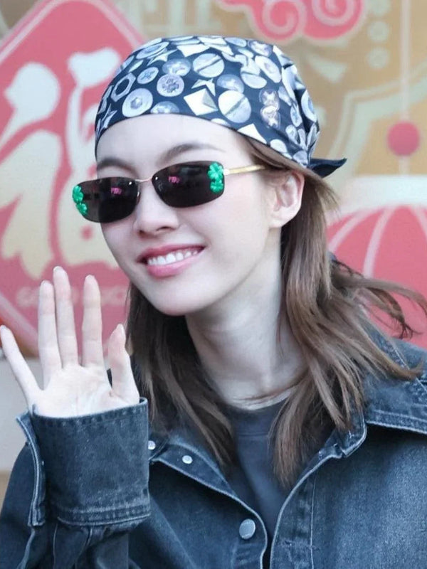 DIOR Dior Clover S1U Gray Rectangular Sunglasses✨