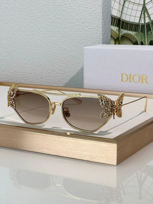 DIOR DiorFantastica B1U Butterfly Sunglasses with Swarovski® Crystals 💎