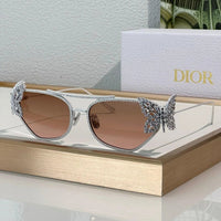 DIOR DiorFantastica B1U Butterfly Sunglasses with Swarovski® Crystals 💎