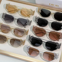 DIOR DiorFantastica B1U Butterfly Sunglasses with Swarovski® Crystals 💎