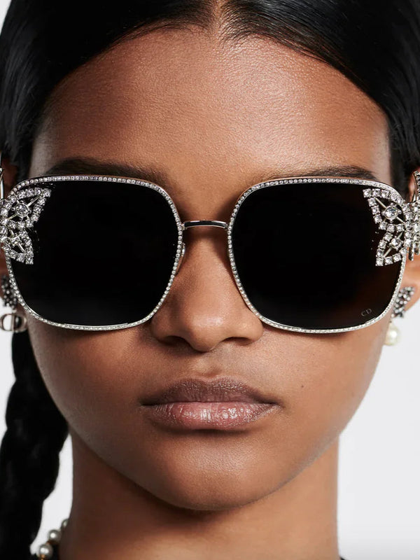 DIOR DiorFantastica S1U Square Sunglasses with Swarovski® Crystals 💎
