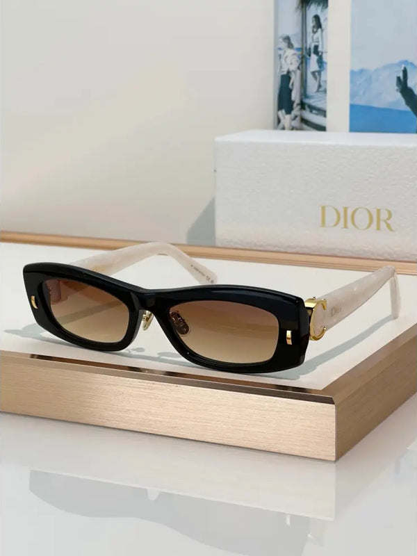 DIOR Dior Initials S1F Black Rectangular Sunglasses✨