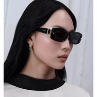 DIOR Dior Initials S1F Black Rectangular Sunglasses✨