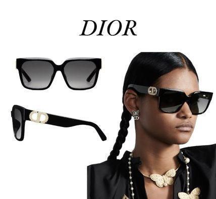 Dior Women's 30MONTAIGNE S10F Swarovski  Square Sunglasses✨