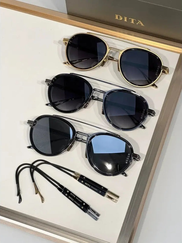 Dita Eyewear  Dita Epiluxury EPLX.4 DES 004 01 Interchangeable Sides Limited Edition Polarised Sunglasses 🔱