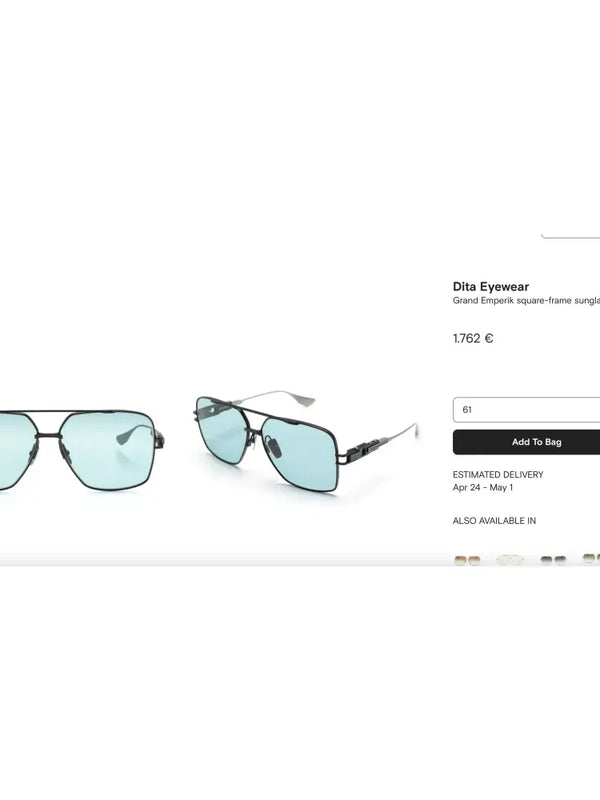 Dita Eyewear Grand Emperik square-frame Sunglasses 🔱