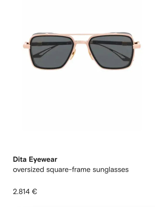 Dita Eyewear LIMITED EDITION Mach Six square-frame Men's Sunglasses 👑