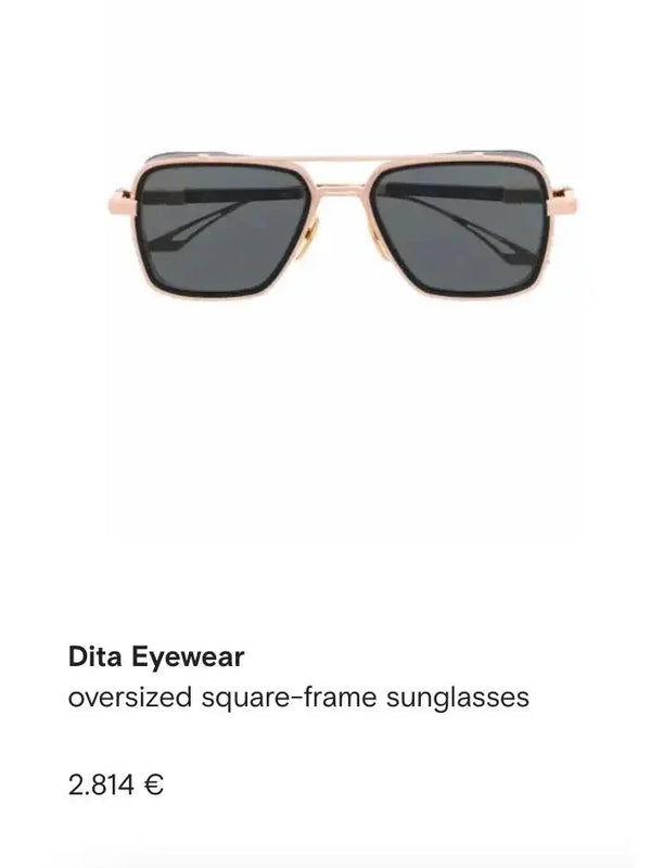 Dita Eyewear LIMITED EDITION Mach Six square-frame Men's Sunglasses 👑