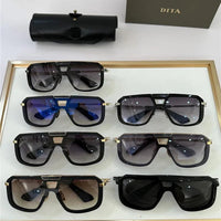 DITA MACH-8 Gold-Brown-Black Unisex Sunglasses 🔱