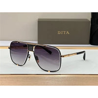 DITA MACH-FIVE Rose Gold-Gold-Brown Unisex Clear Sunglasses 🔱