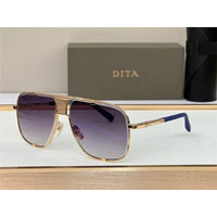 DITA MACH-FIVE Rose Gold-Gold-Brown Unisex Clear Sunglasses 🔱