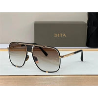 DITA MACH-FIVE Rose Gold-Gold-Brown Unisex Clear Sunglasses 🔱
