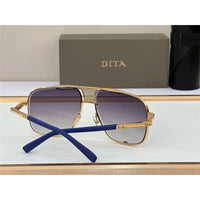 DITA MACH-FIVE Rose Gold-Gold-Brown Unisex Clear Sunglasses 🔱