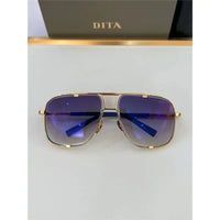DITA MACH-FIVE Rose Gold-Gold-Brown Unisex Clear Sunglasses 🔱