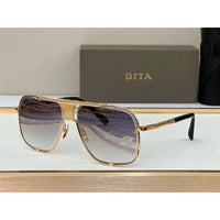 DITA MACH-FIVE Rose Gold-Gold-Brown Unisex Clear Sunglasses 🔱