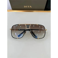 DITA MACH-FIVE Rose Gold-Gold-Brown Unisex Clear Sunglasses 🔱
