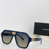 Dolce & Gabbana Eyewear pilot-frame logo-plaque Sunglasses ✨
