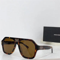 Dolce & Gabbana Eyewear pilot-frame logo-plaque Sunglasses ✨