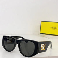 Fendi BAGUETTE FE 40109 I 01A Oval Sunglasses Women's✨