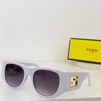 Fendi BAGUETTE FE 40109 I 01A Oval Sunglasses Women's✨