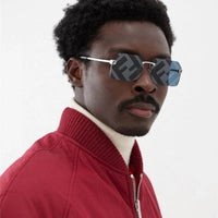 FENDI FF Logo Rectangle FE40043U Sunglasses✨