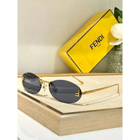 Fendi First FE4075US sunglasses in metal oval shape Women's✨