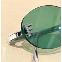 Fendi First FE4075US sunglasses in metal oval shape Women's✨