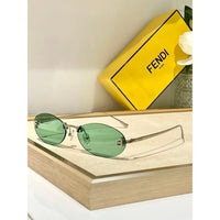 Fendi First FE4075US sunglasses in metal oval shape Women's✨