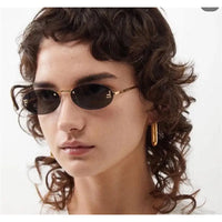 Fendi First FE4075US sunglasses in metal oval shape Women's✨