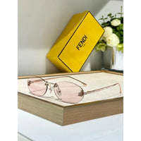 Fendi First FE4075US sunglasses in metal oval shape Women's✨