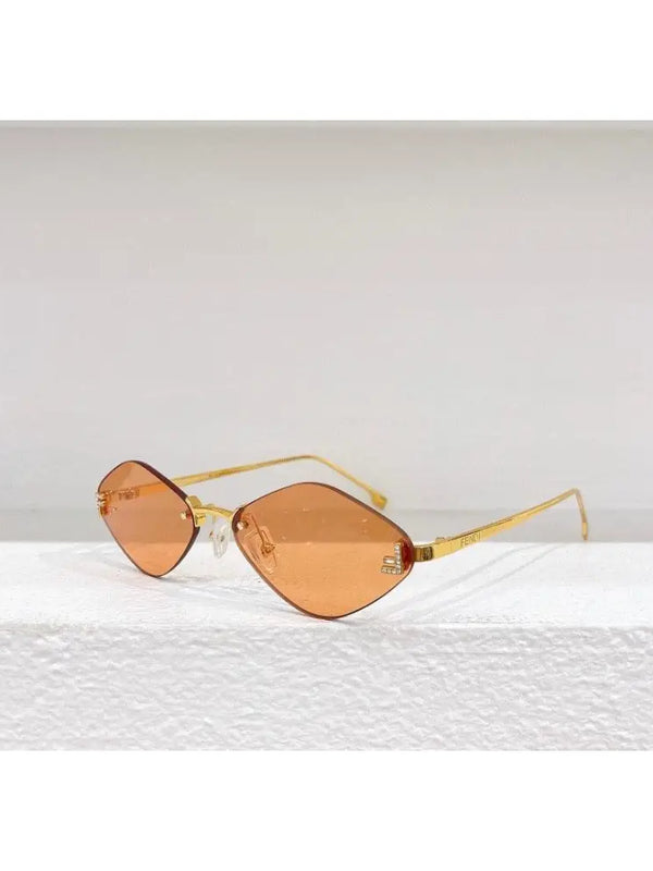 Fendi First FE6082US sunglasses in metal oval shape Women's✨
