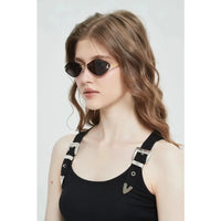 Fendi First FE6082US sunglasses in metal oval shape Women's✨