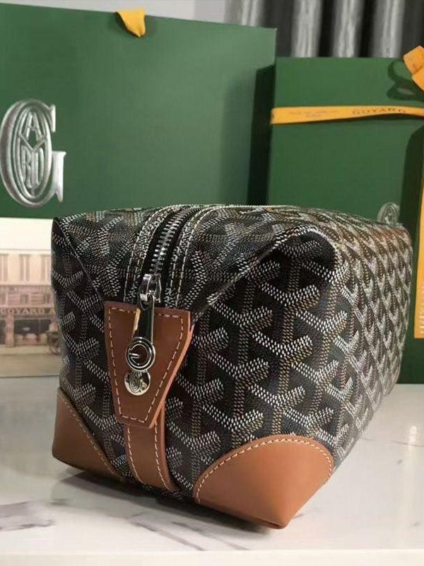 Goyard Bowling 25 Toiletry Bag In Goyardine Canvas✨