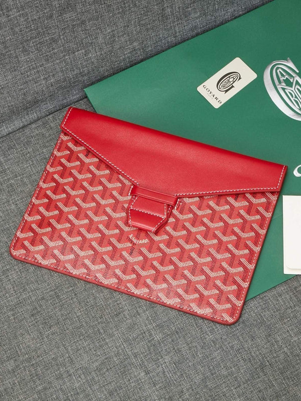 Goyard Camondo 2 Pouch In Goyardine Envelope Canvas Clutch✨