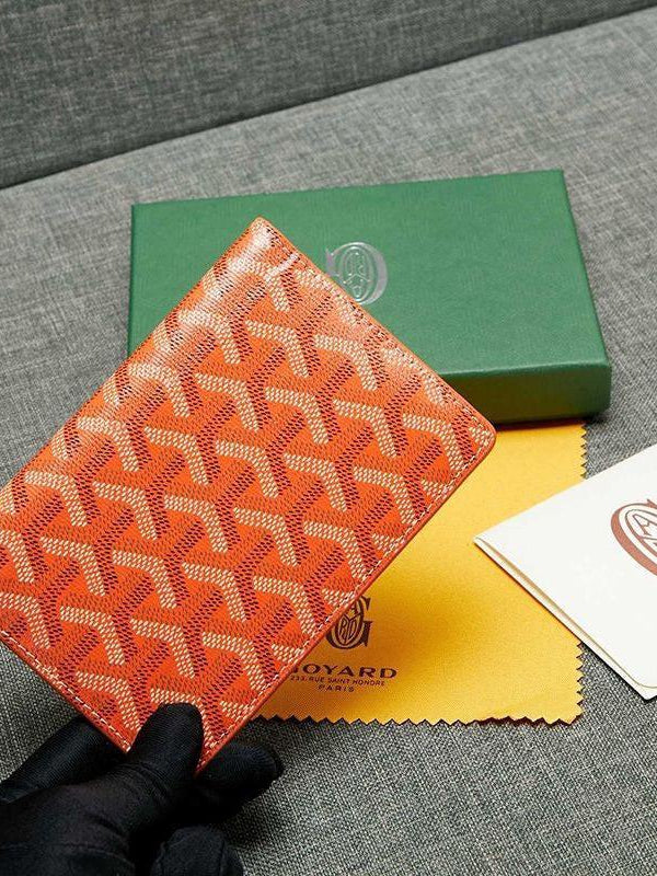 Goyard Grenelle Passport Cover In Goyardine Canvas✨