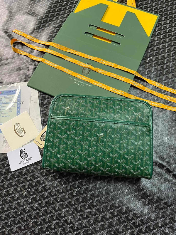 '- Goyard Jouvence Toiletry Bag In Goyardine Canvas 8 Colors✨