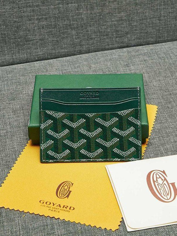 Goyard Saint-Sulpice Card Wallet In Goyardine Canvas ✨