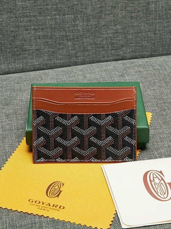 Goyard Saint-Sulpice Card Wallet In Goyardine Canvas ✨