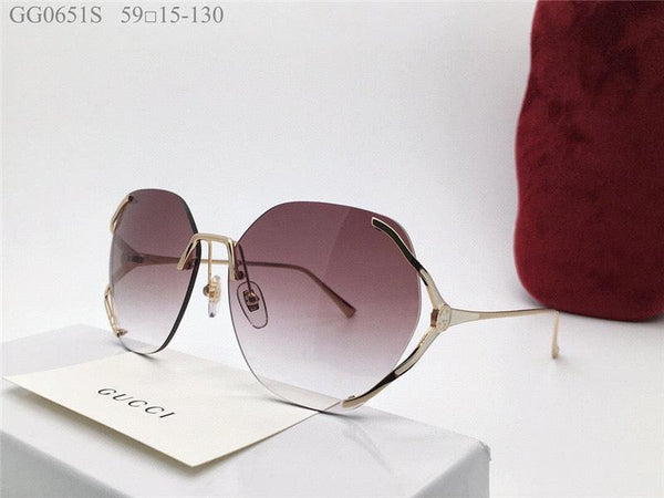 GUCCI 0651S Square 60mm Aviator Sunglasses ✨