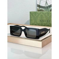 Gucci 1860S Logo-Print Rectangular Sunglasses ✨
