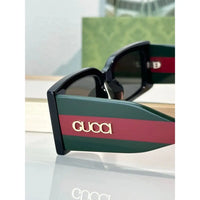 Gucci 1860S Logo-Print Rectangular Sunglasses ✨