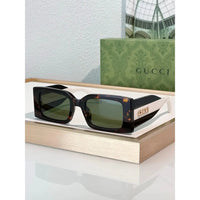 Gucci 1860S Logo-Print Rectangular Sunglasses ✨