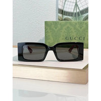 Gucci 1860S Logo-Print Rectangular Sunglasses ✨