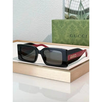 Gucci 1860S Logo-Print Rectangular Sunglasses ✨